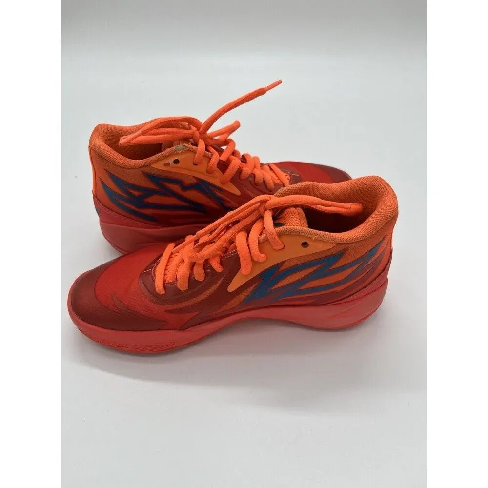 Size 6  - PUMA MB.02 LaMelo Ball - Fiery Coral - Ultra Orange 377403-01
